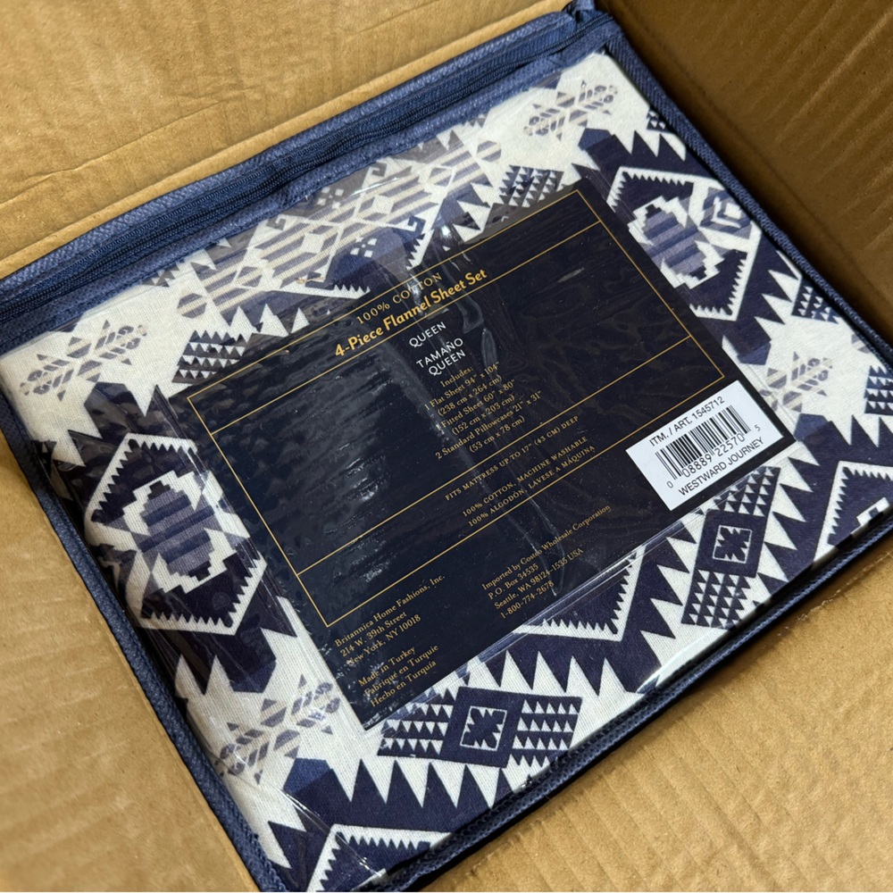 🎉LAST PIECE🎉Pendleton Flannel Sheet Set - Picture 2 of 6